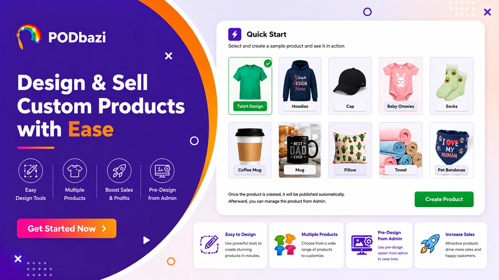 PODbazi Tshirt Product Design
