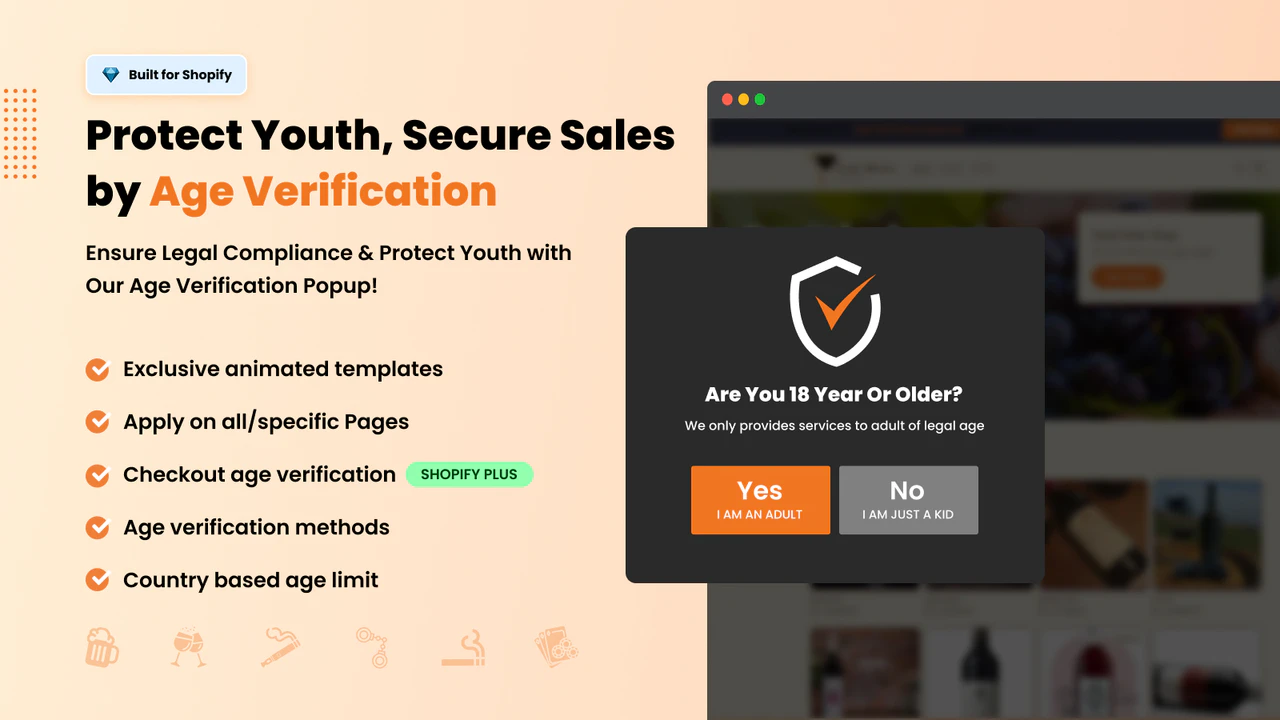 Smart Age Verification Popup