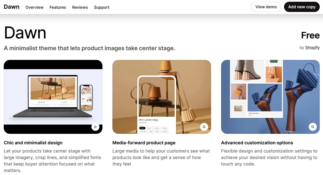 Dawn Fastest Shopify Themes