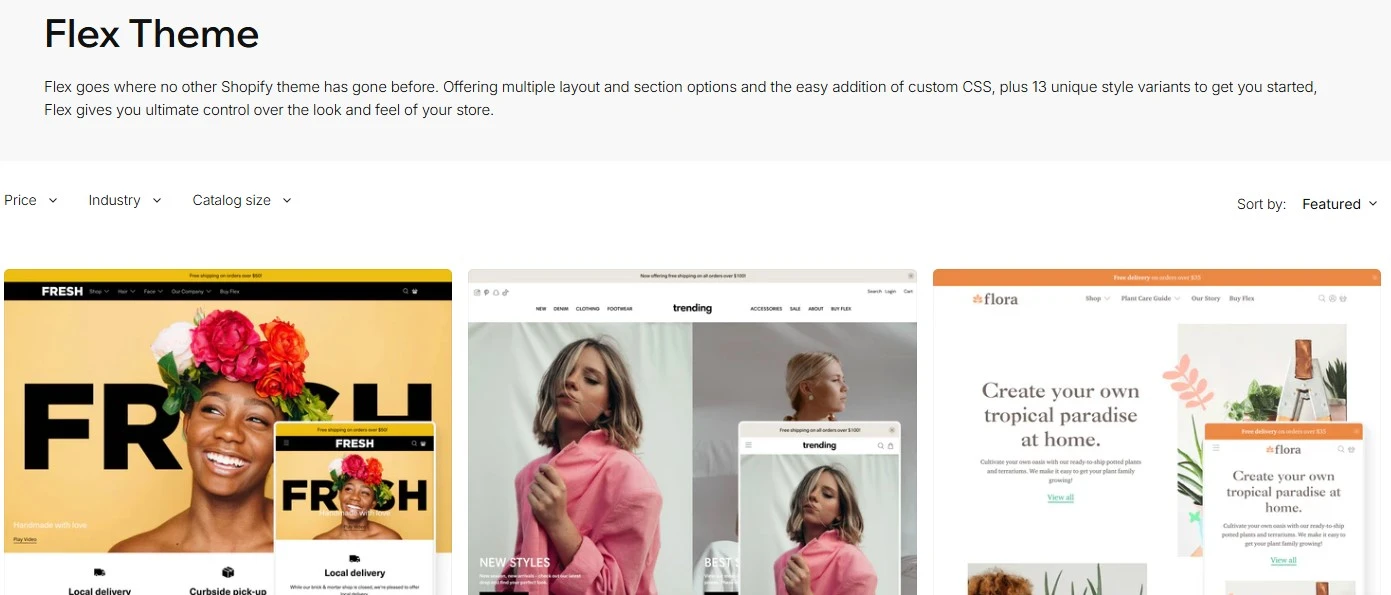 Flex Fastest Shopify Themes