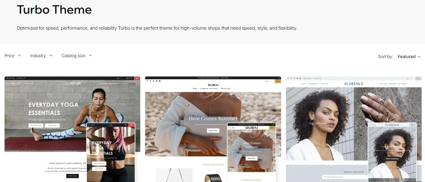 Turbo Fastest Shopify Themes