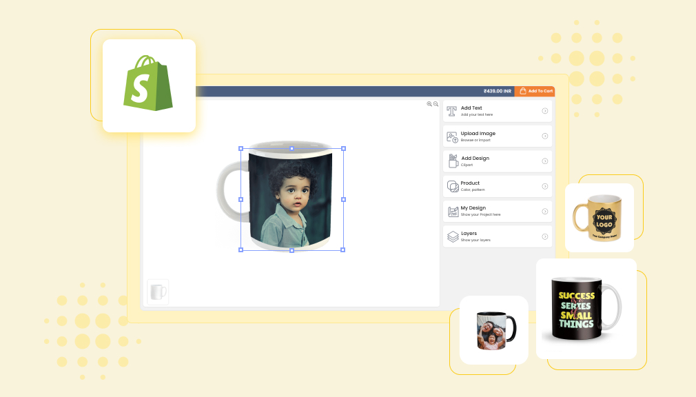Shopify Mug Designer