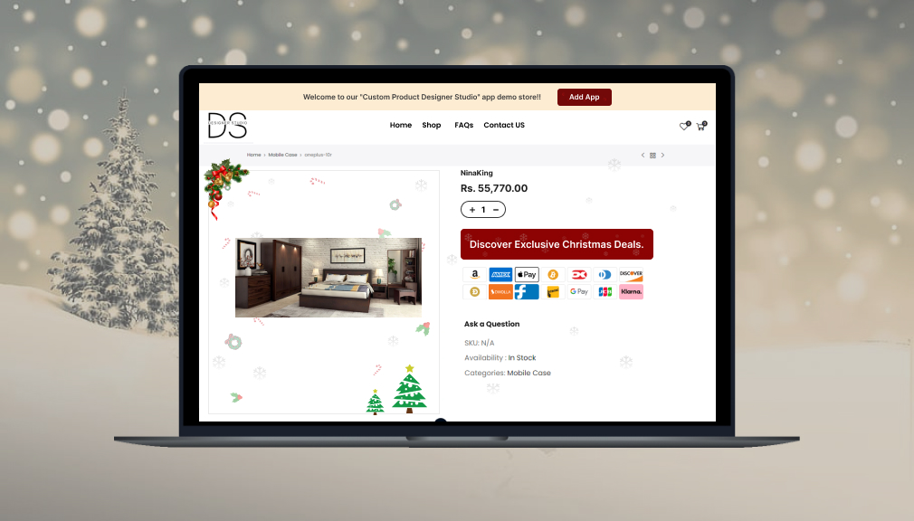 How to Decorate your Shopify Store for Christmas image 1