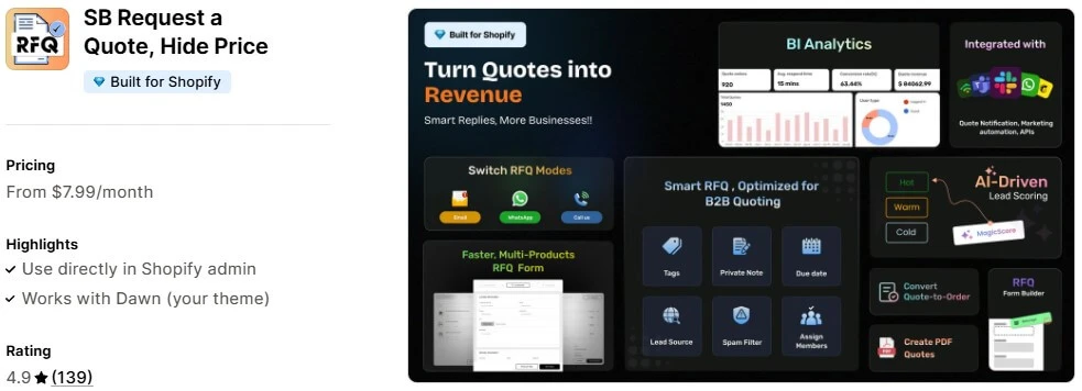 Best Shopify Apps for Vape Stores SB Request a Quote Hide Price