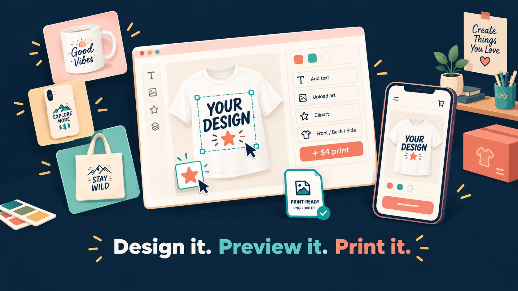 201+ Print-on-Demand Brand Names for Shopify POD Stores AI Custom Product Personalizer by SetuBridge