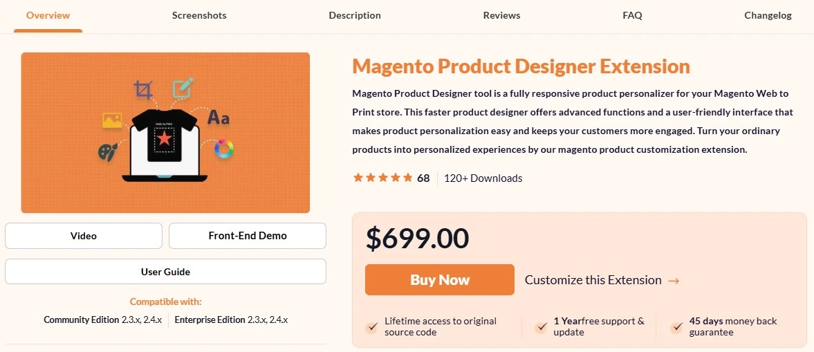 Magento Web to Print Extension by Setubridge