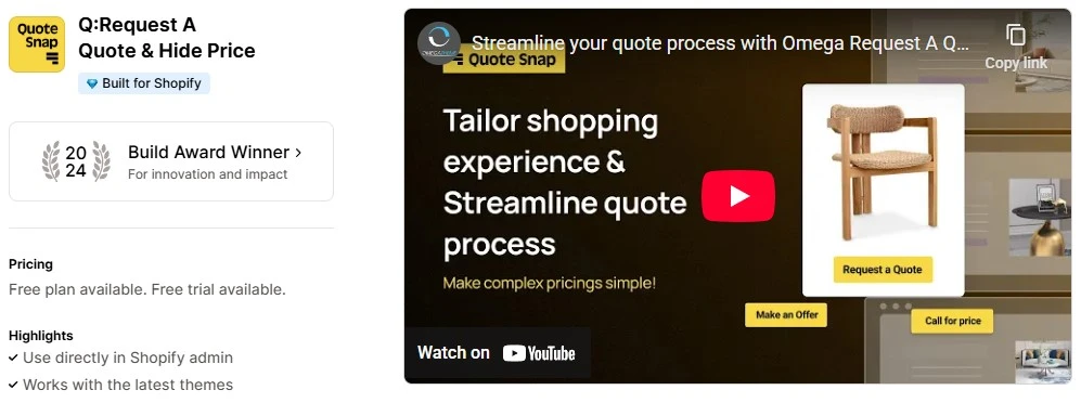 Top 5 Shopify Apps for Custom B2B Quotes Q Request A Quote & Hide Price - Shopify Apps for Custom B2B Quotes