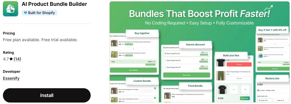AI Product Bundle Builder