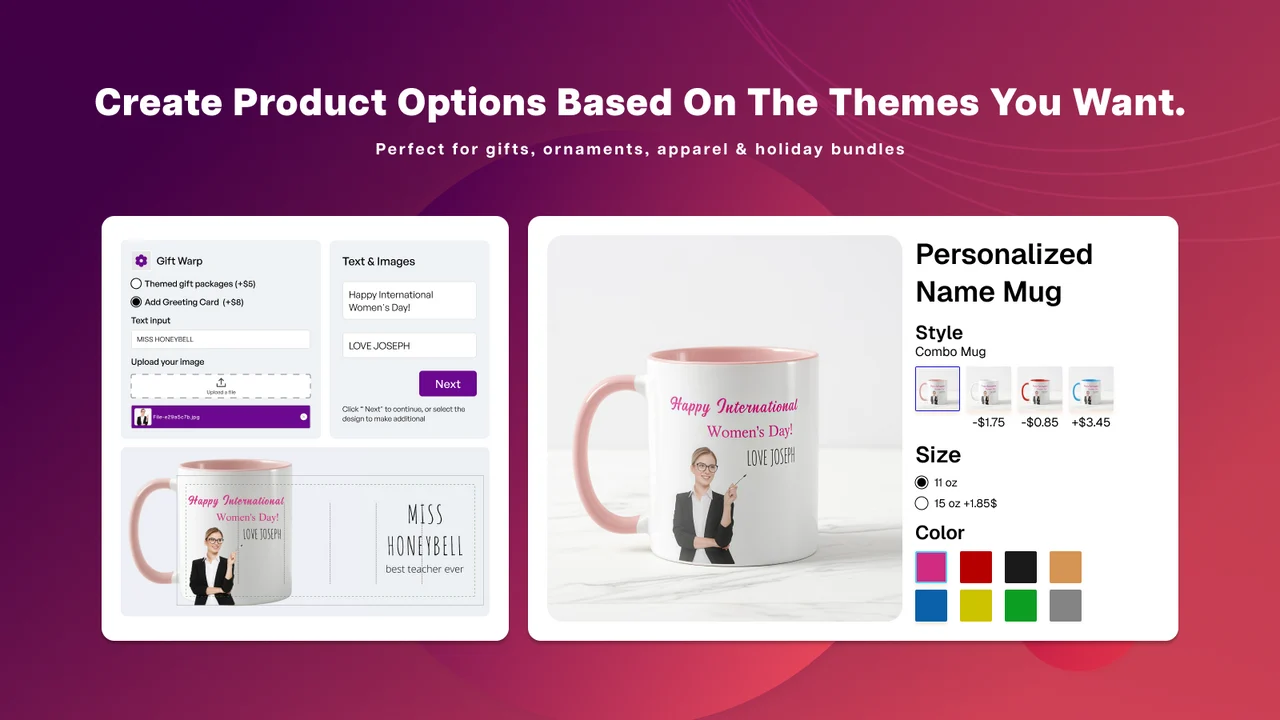 Globo Product Options, Variant