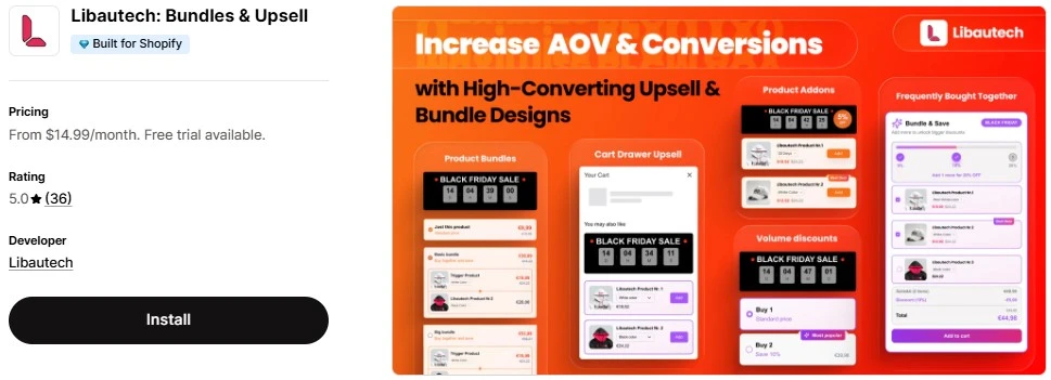 Top 5 Product Bundles Apps for Shopify Stores Libautech Bundles & Upsell