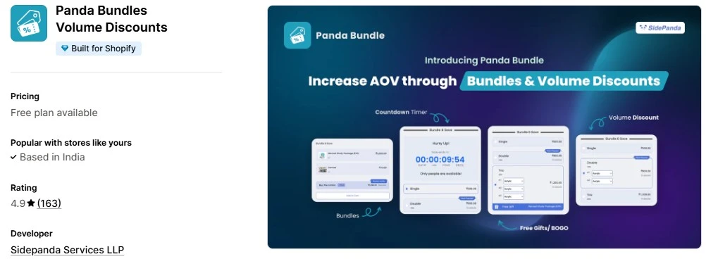 Panda Bundles Volume Discounts