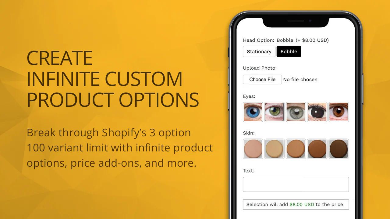 Variant Option Product Options Product Options App