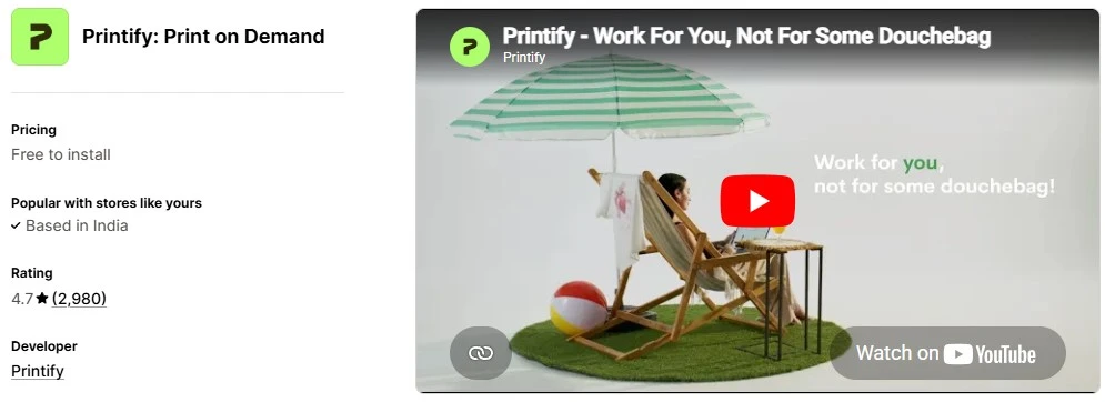 Printify Print on Demand