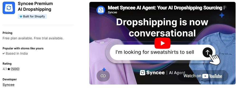 Syncee Premium AI Dropshipping