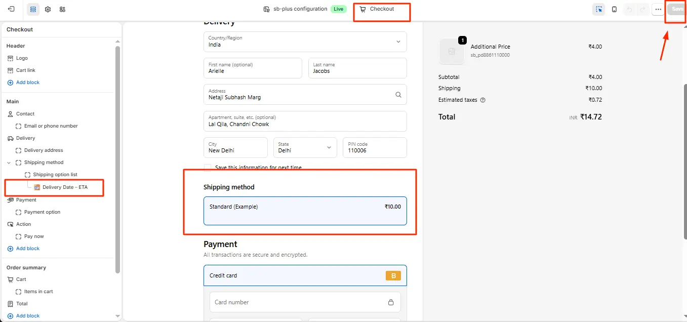How to Show Shipping-Method-Wise ETA Messages on Shopify Plus Checkout 2 3