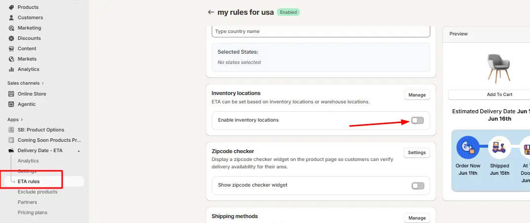 Shopify Multi-Warehouse Delivery Management: Calculate ETA for Every Location 2