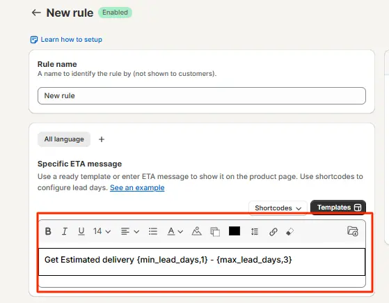 How to Show Shipping Method Based Estimated Delivery Dates on Shopify 4 1