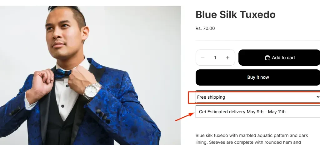 How to Show Shipping Method Based Estimated Delivery Dates on Shopify 6