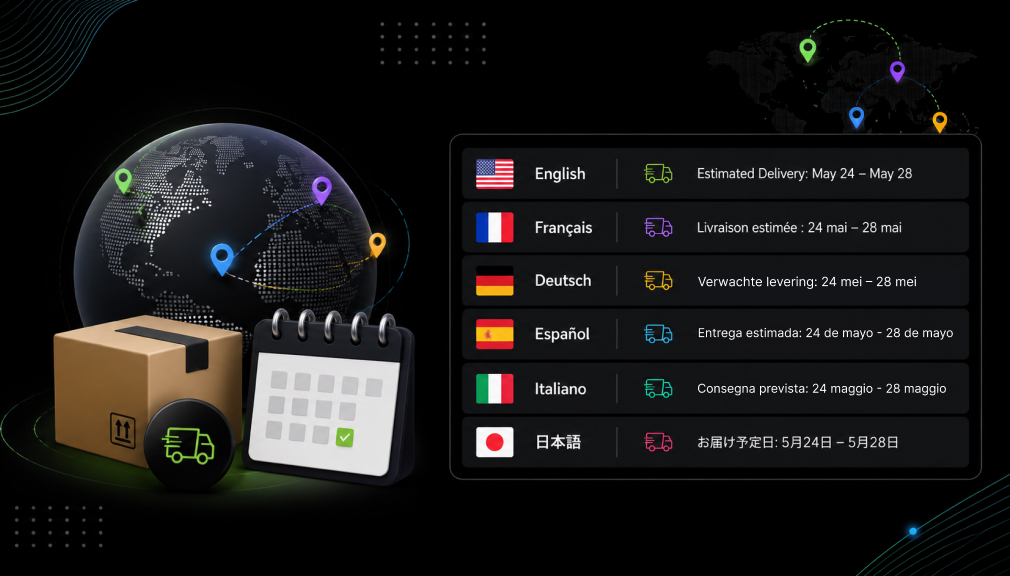 How to Display Estimated Delivery Dates in Multiple Languages on Shopify