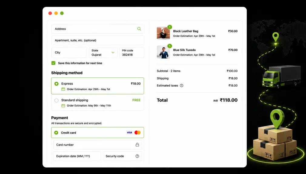 How to Show Shipping-Method-Wise ETA Messages on Shopify Plus Checkout
