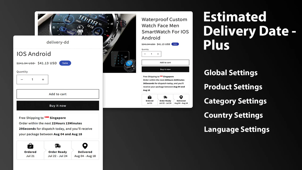 Top 5 Estimated Delivery Date Apps for Shopify Stores C‑EDD Estimated Delivery Date