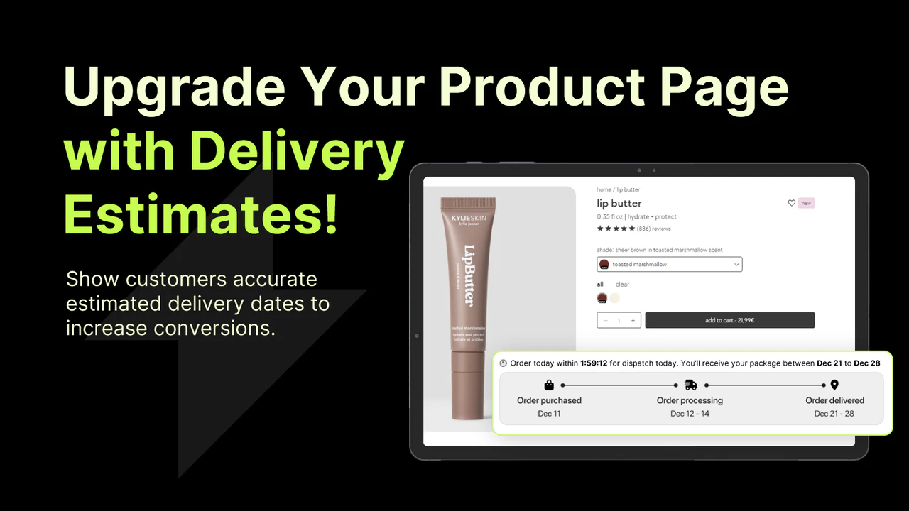 Top 5 Estimated Delivery Date Apps for Shopify Stores Essent Estimated Delivery Date