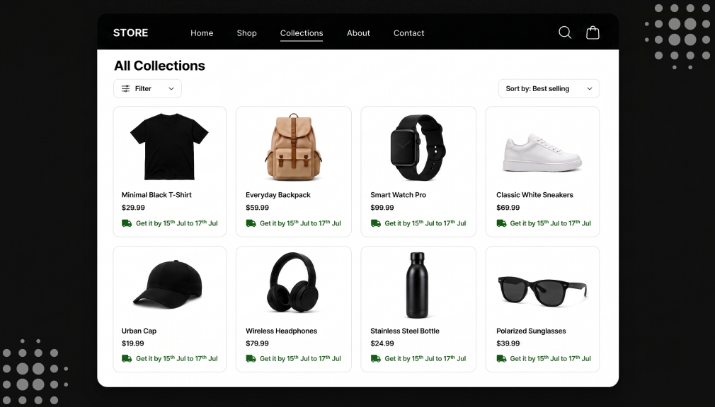 How to Display Delivery Dates on Shopify Collection Pages