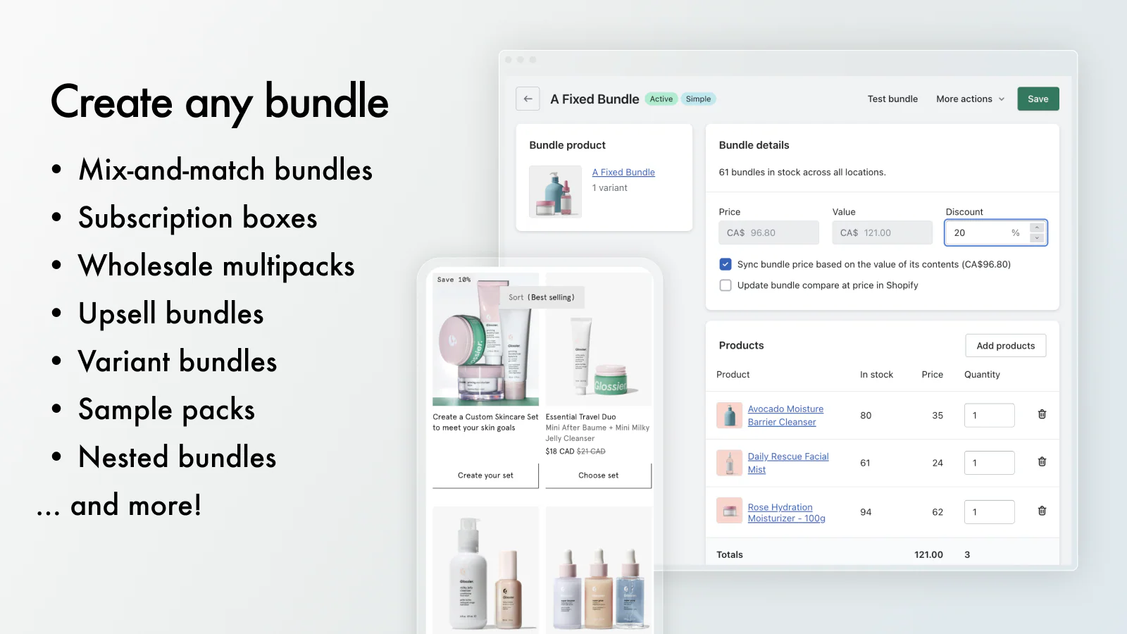 Simple Bundles & Kits