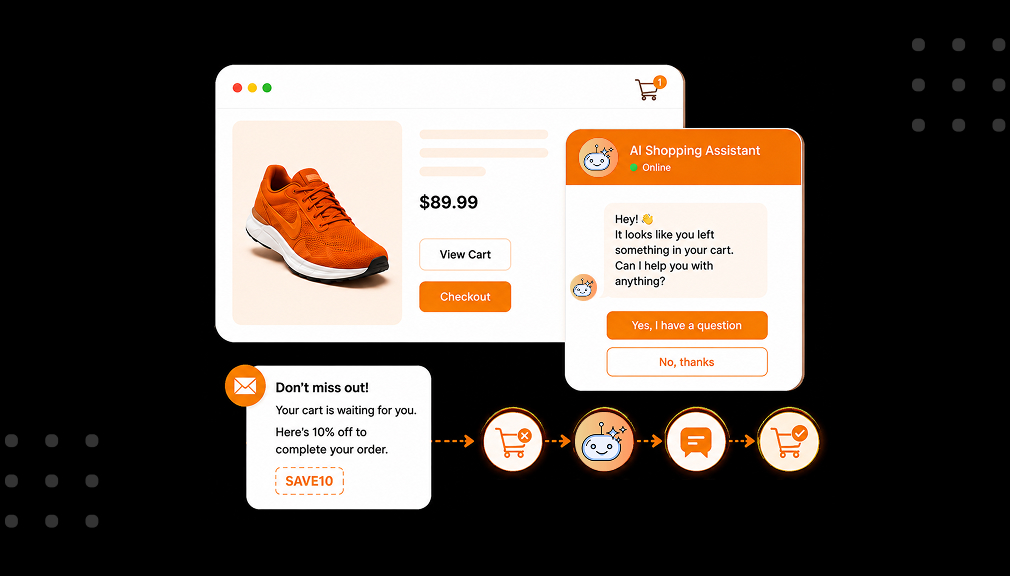 How to Recover Abandoned Carts With a Proactive AI Chatbot
