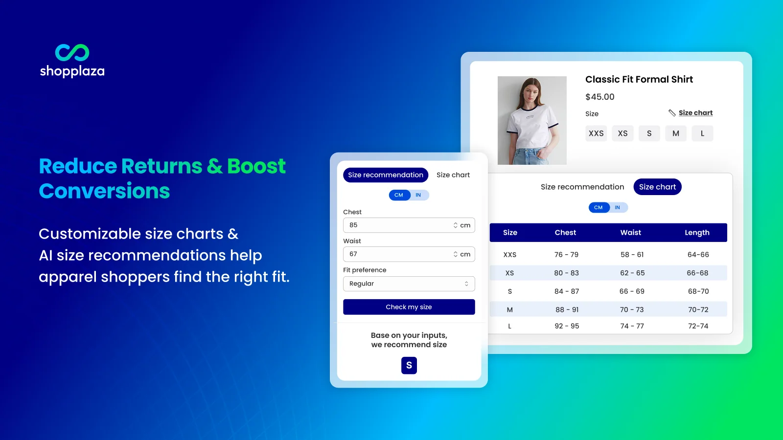 Top 5 Shopify Size Chart & Fit Finder Apps to Reduce Returns MP Size Chart & Size Guide