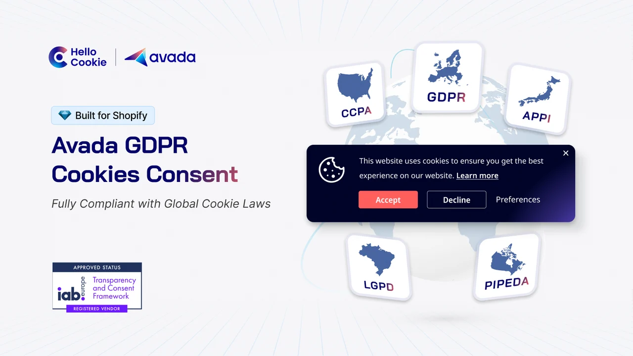 Top 5 Shopify GDPR & Cookie Consent Apps: The Small Banner Behind Big Peace of Mind Avada GDPR Cookies Consent