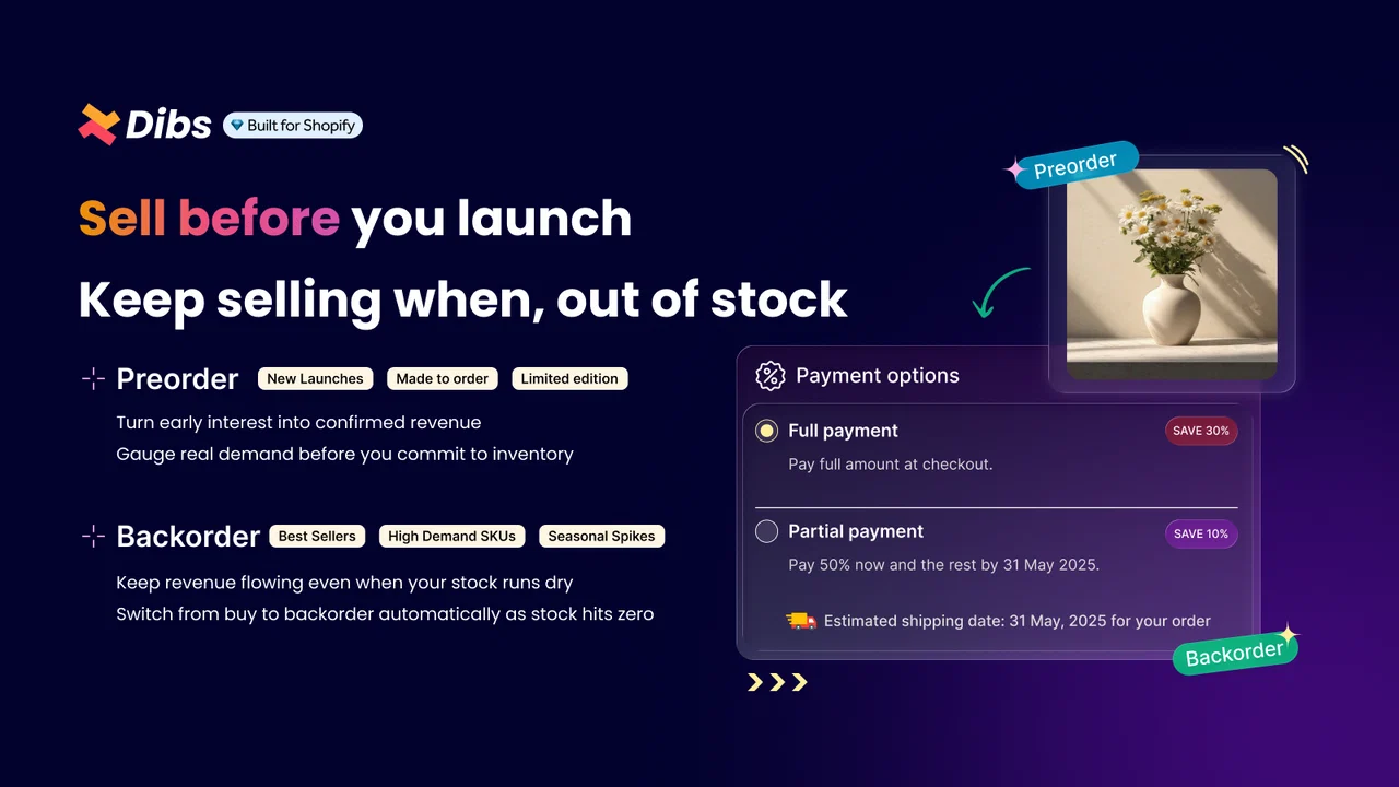5 Shopify Coming Soon Product Apps That Stop Buyers From Walking Away Dibs – Preorders & Backorders