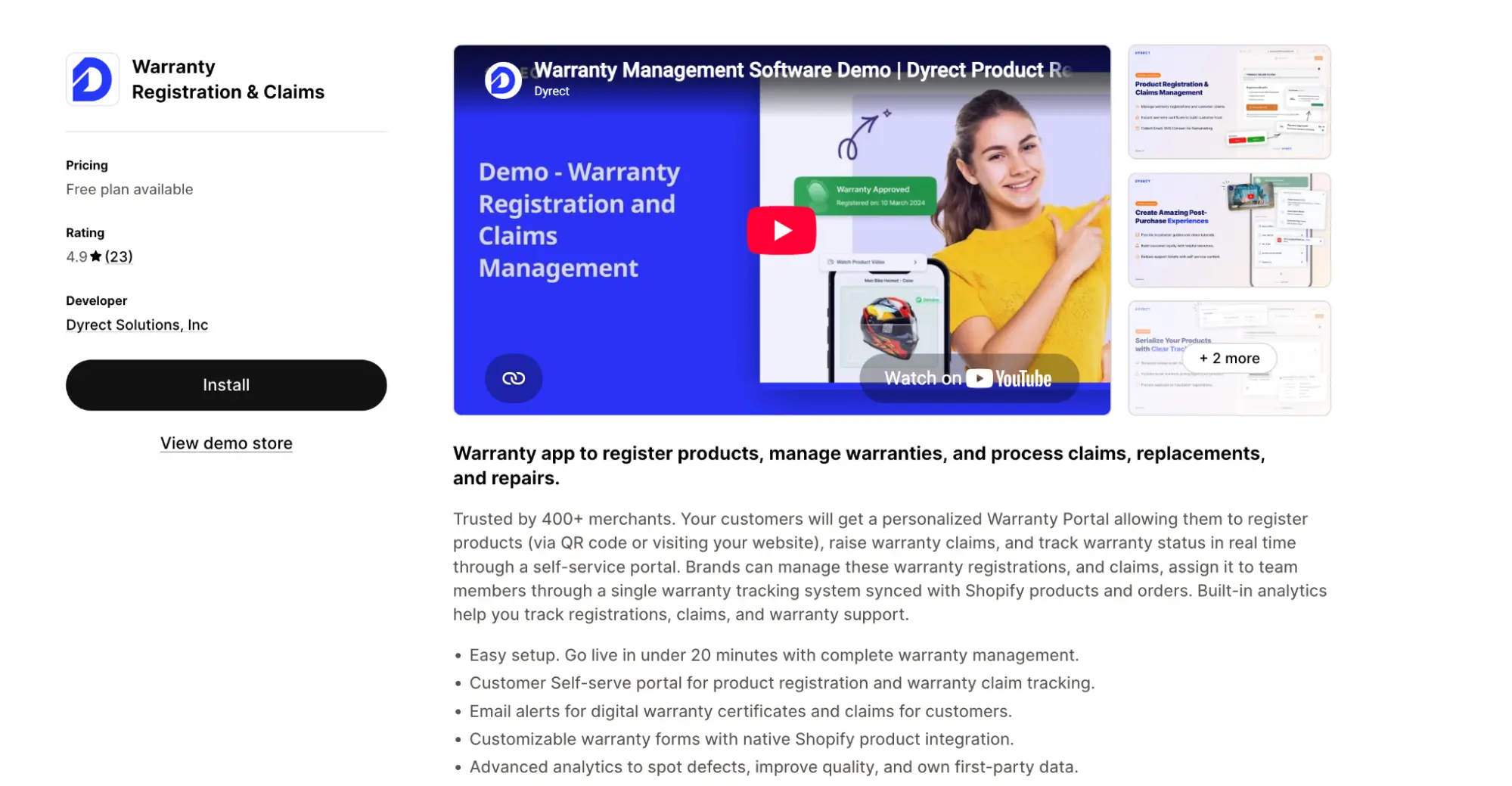 7 Best Shopify Warranty Apps Ranked by Features Dyrect