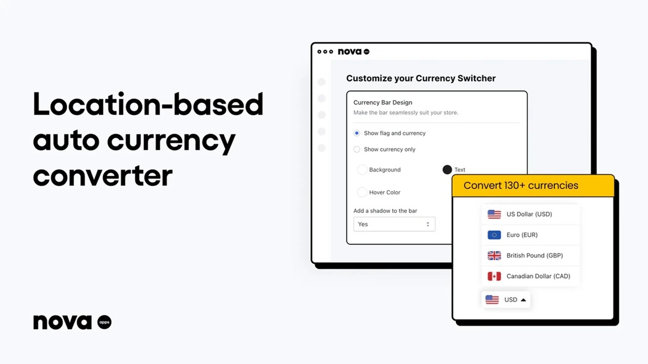 Top 5 Shopify Currency Converter Apps for International Selling (And the Checkout Gap Most Merchants Miss) Nova Multi Currency Converter
