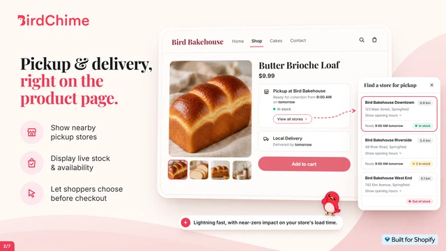 Bird Pickup & Delivery Date