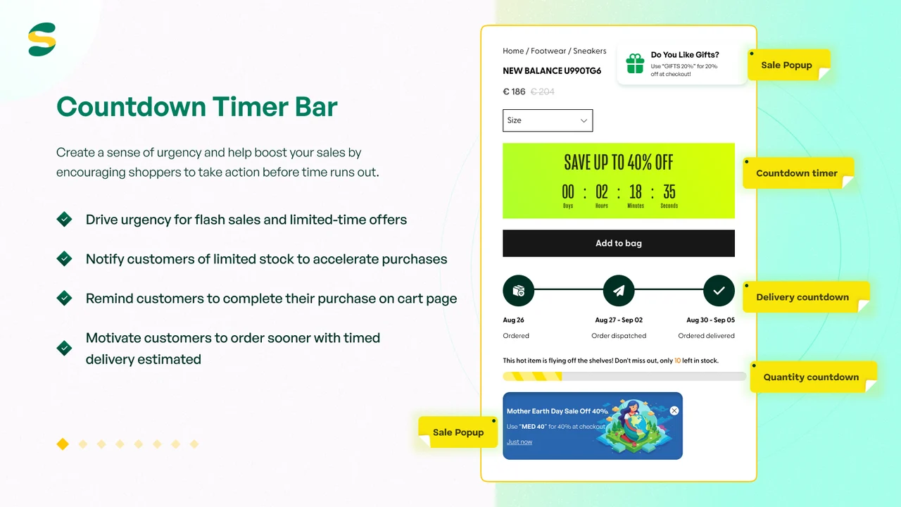 Countdown Timer Bar Samita
