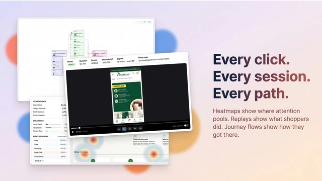Top 5 Shopify Heatmap & Session Recording Apps: Tiny Clicks, Big Clues About Lost Sales DynoWeb Popup, Heatmap, Replay