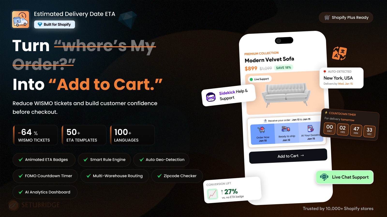 Best Shopify Apps for BFCM 2026: 12 Tools to Boost Holiday Sales Estimated Delivery Date ‑ ETA
