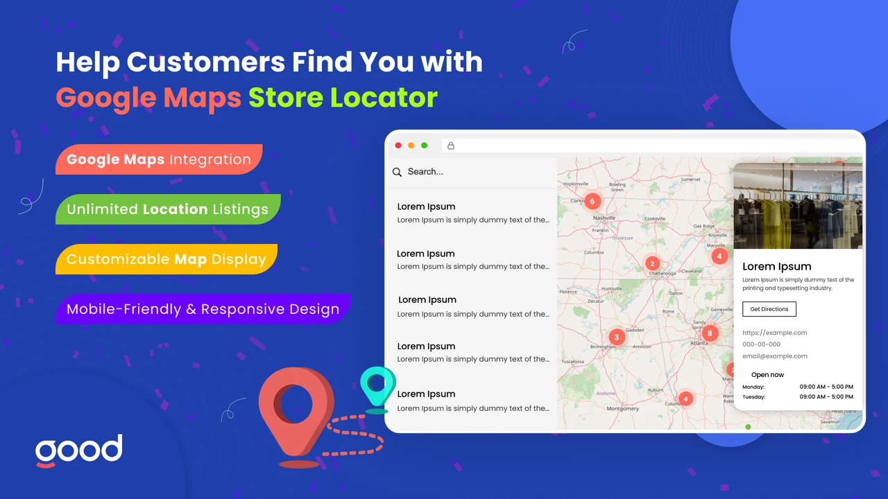 Top 5 Shopify Store Locator Apps: One Small Page, a Big Say in Who Walks In GA Google Maps+Store Locator