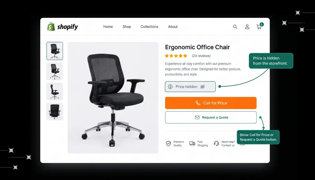 How to Hide Prices on Shopify (and Show Call for Price or a Quote Button)