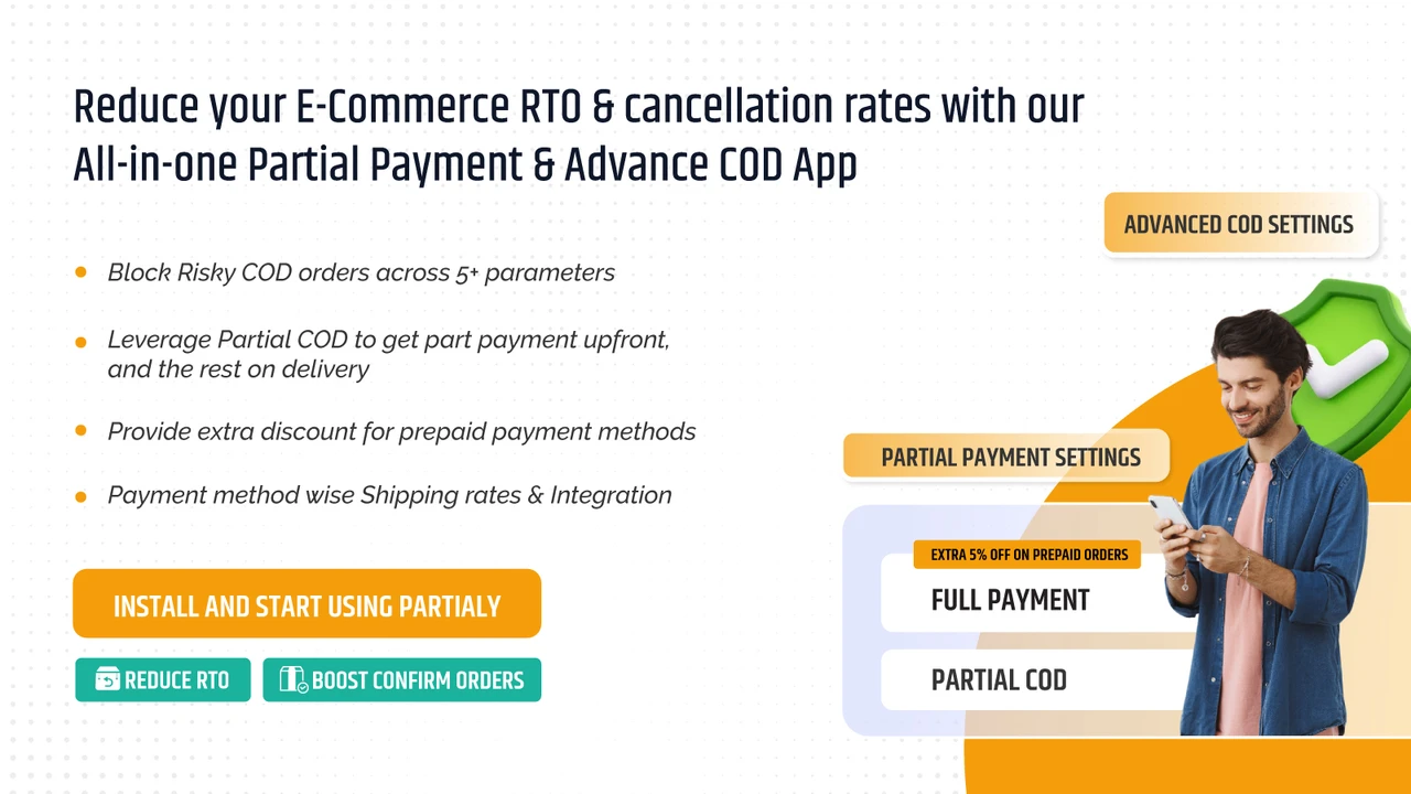 Top 5 Shopify Partial Payment Apps: The Checkout Change That Quietly Reshapes High-Ticket Sales Partialy Partial COD Payment