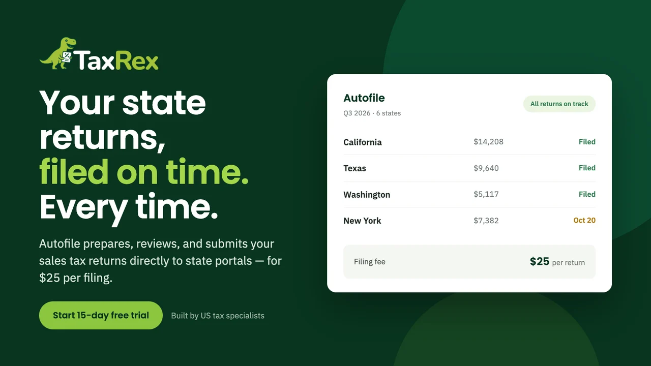 Top 5 Shopify Sales Tax Automation Apps Beyond TaxJar & Avalara Sales Tax Automation by TaxRex