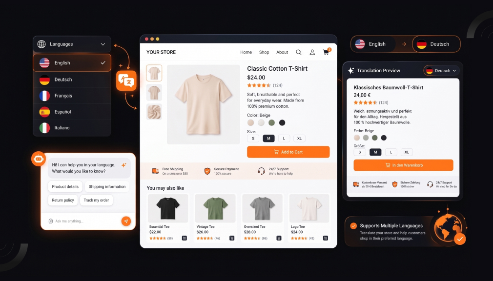 Top 5 Shopify Translation & Multi-Language Apps