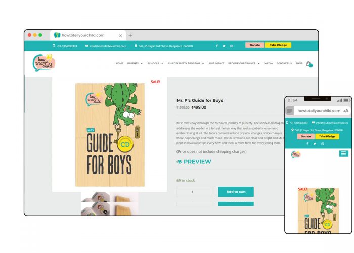 cart page deisgn